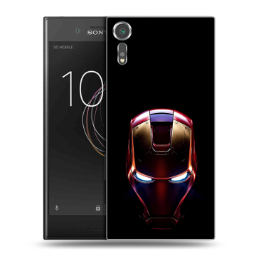 Пластиковый чехол на Sony Xperia XZs с принтом IronMan Железный человек Пластиковый чехол на Sony Xperia XZs с принтом IronMan Железный человек