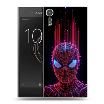 Пластиковый чехол на Sony Xperia XZs с принтом Spiderman Человек паук Пластиковый чехол на Sony Xperia XZs с принтом Spiderman Человек паук