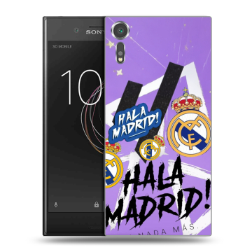 Пластиковый чехол на Sony Xperia XZs с принтом Real Madrid Реал Мадрид Пластиковый чехол на Sony Xperia XZs с принтом Real Madrid Реал Мадрид