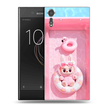 Пластиковый чехол на Sony Xperia XZs с принтом Labubu Лабубу Пластиковый чехол на Sony Xperia XZs с принтом Labubu Лабубу