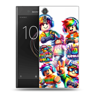 Пластиковый чехол на Sony Xperia XZs с принтом Roblox Роблокс Пластиковый чехол на Sony Xperia XZs с принтом Roblox Роблокс