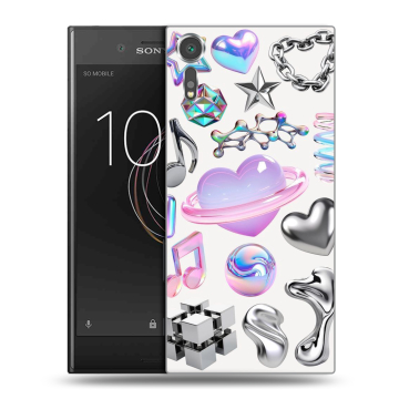 Пластиковый чехол на Sony Xperia XZs с принтом Y2K Пластиковый чехол на Sony Xperia XZs с принтом Y2K