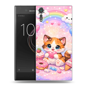 Пластиковый чехол на Sony Xperia XZs с принтом для девочек Пластиковый чехол на Sony Xperia XZs с принтом для девочек