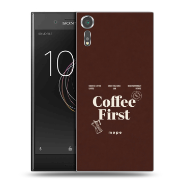 Пластиковый чехол на Sony Xperia XZs с принтом женский Пластиковый чехол на Sony Xperia XZs с принтом женский