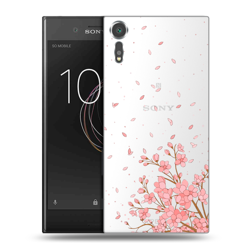 Пластиковый чехол на Sony Xperia XZs с принтом Ветка сакуры Пластиковый чехол на Sony Xperia XZs с принтом Ветка сакуры