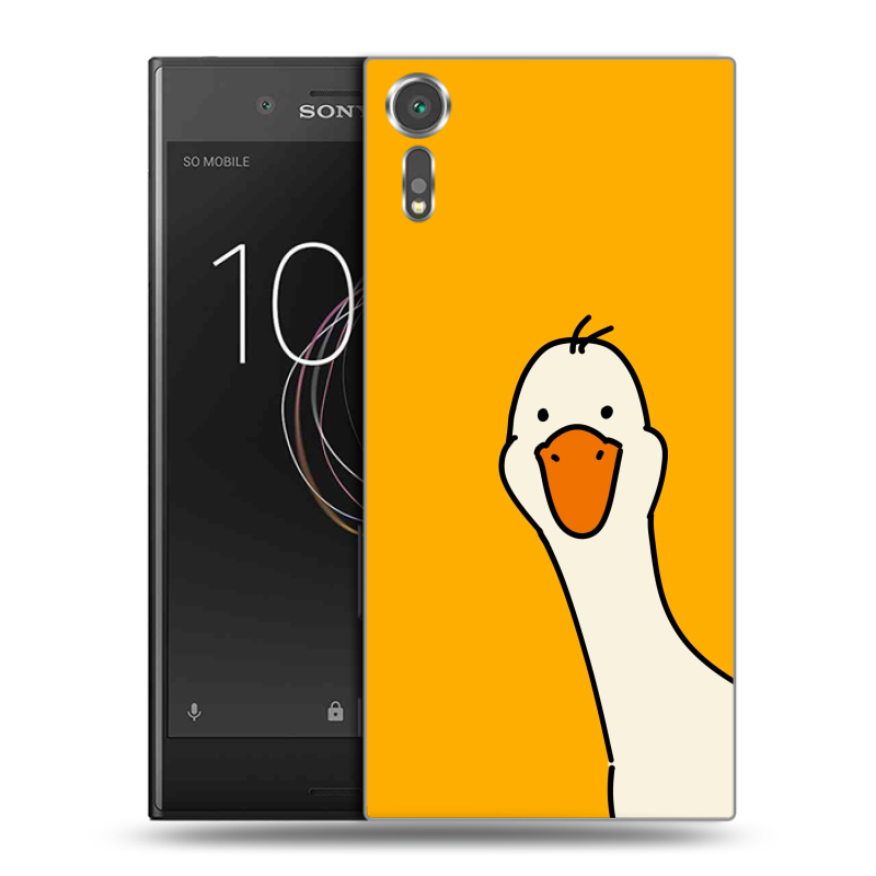 Пластиковый чехол на Sony Xperia XZs с принтом Утка Пластиковый чехол на Sony Xperia XZs с принтом Утка