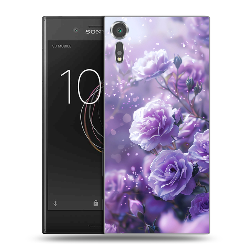 Пластиковый чехол на Sony Xperia XZs с принтом Розы цветы Пластиковый чехол на Sony Xperia XZs с принтом Розы цветы