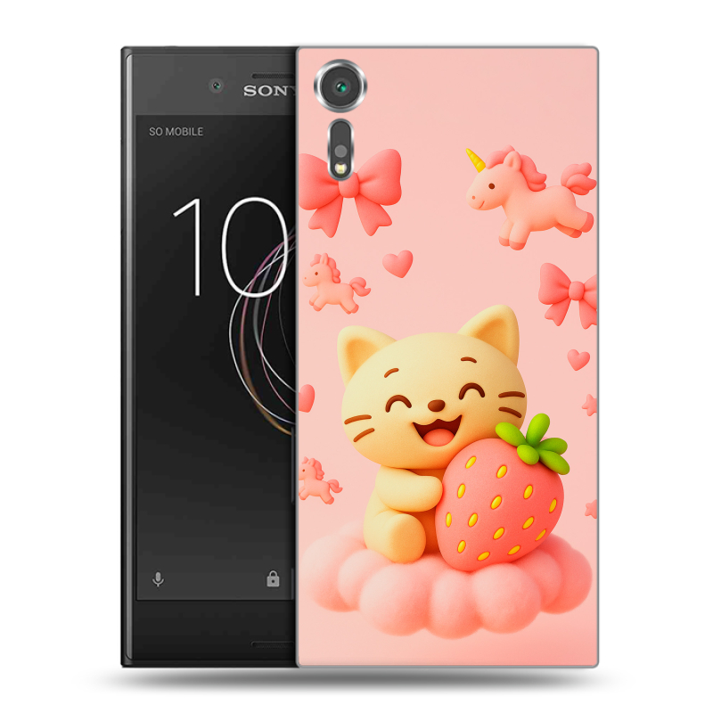 Пластиковый чехол на Sony Xperia XZs с принтом для девочек Пластиковый чехол на Sony Xperia XZs с принтом для девочек