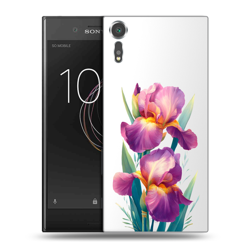 Пластиковый чехол на Sony Xperia XZs с принтом Цветы орхидеи Пластиковый чехол на Sony Xperia XZs с принтом Цветы орхидеи