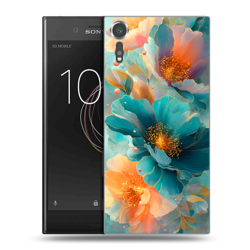 Пластиковый чехол на Sony Xperia XZs с принтом Цветы Пластиковый чехол на Sony Xperia XZs с принтом Цветы