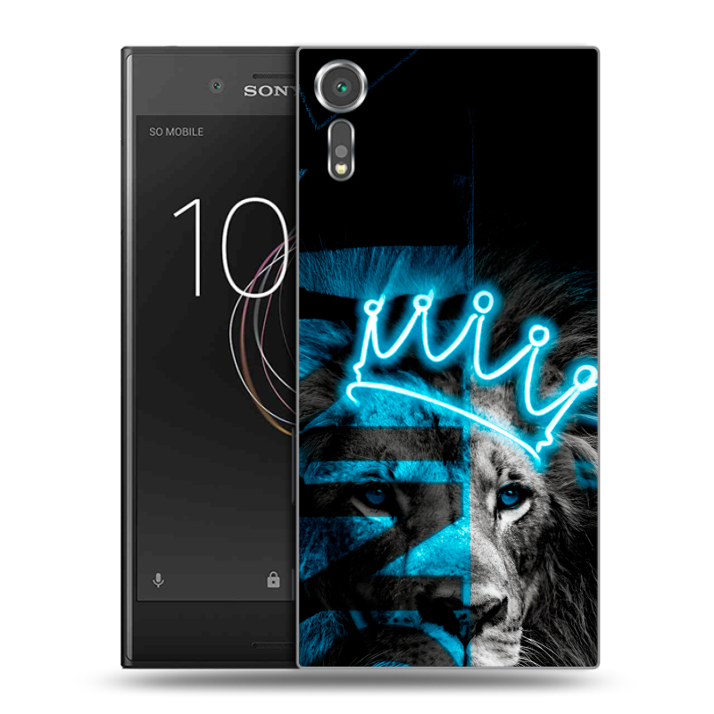 Пластиковый чехол на Sony Xperia XZs с принтом Король лев Пластиковый чехол на Sony Xperia XZs с принтом Король лев