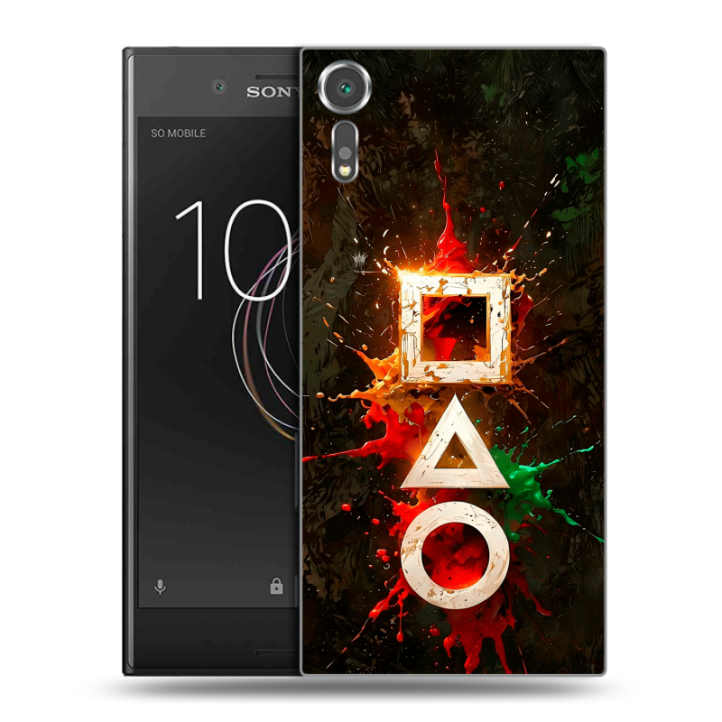 Пластиковый чехол на Sony Xperia XZs с принтом Squid Game Игра кальмара Пластиковый чехол на Sony Xperia XZs с принтом Squid Game Игра кальмара