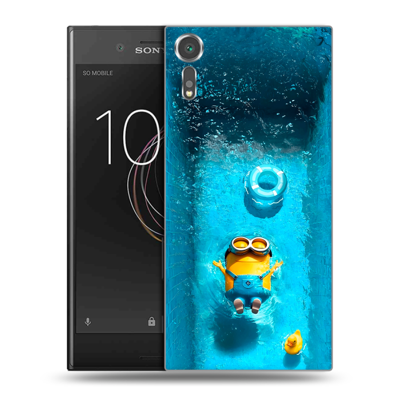 Пластиковый чехол на Sony Xperia XZs с принтом Миньоны Пластиковый чехол на Sony Xperia XZs с принтом Миньоны