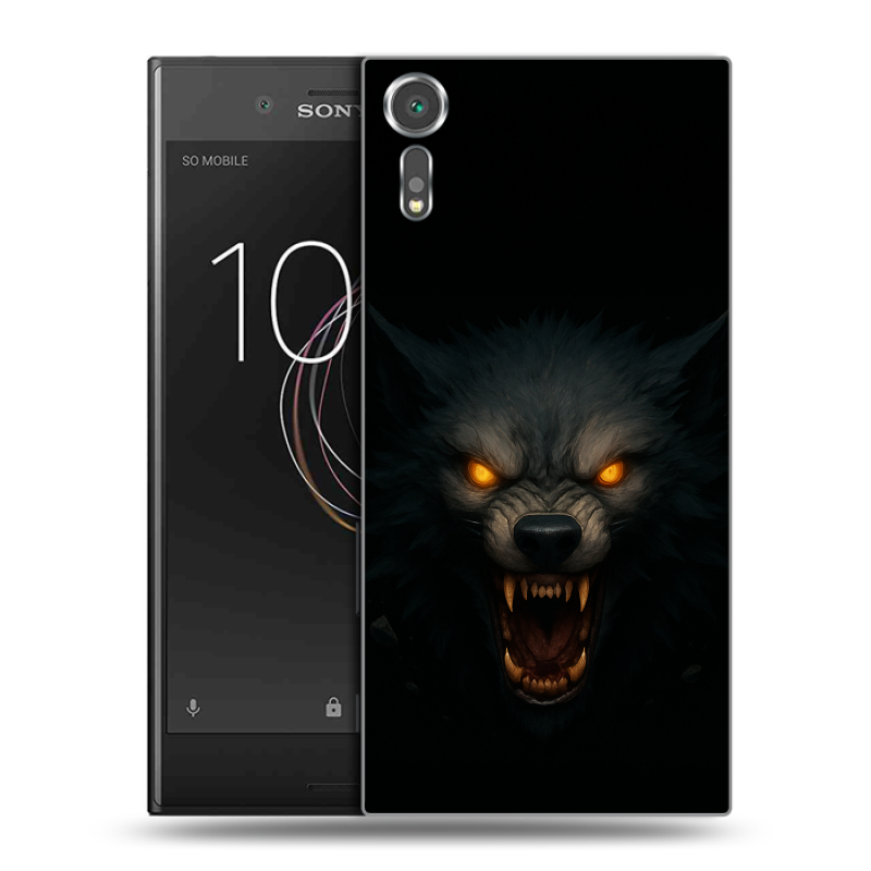 Пластиковый чехол на Sony Xperia XZs с принтом Волк Пластиковый чехол на Sony Xperia XZs с принтом Волк