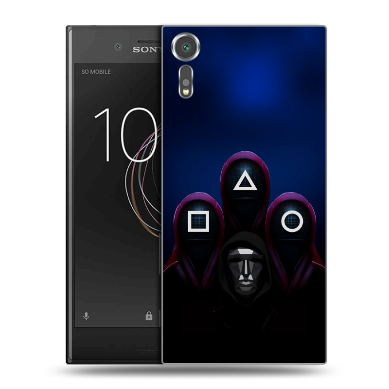Пластиковый чехол на Sony Xperia XZs с принтом Игра Кальмара Пластиковый чехол на Sony Xperia XZs с принтом Игра Кальмара