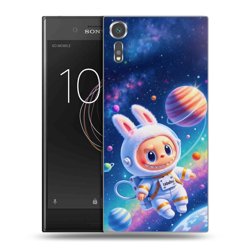 Пластиковый чехол на Sony Xperia XZs с принтом Labubu Лабубу Пластиковый чехол на Sony Xperia XZs с принтом Labubu Лабубу