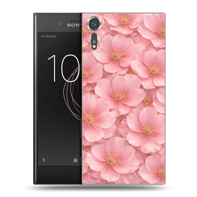Пластиковый чехол на Sony Xperia XZs с принтом женский Пластиковый чехол на Sony Xperia XZs с принтом женский