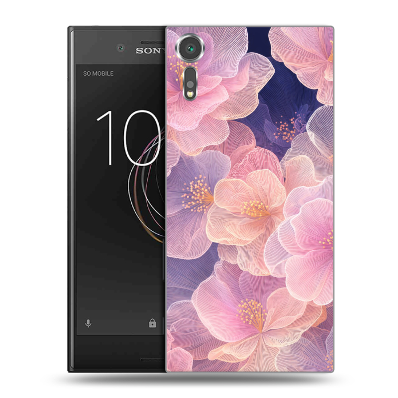 Пластиковый чехол на Sony Xperia XZs с принтом женский Пластиковый чехол на Sony Xperia XZs с принтом женский