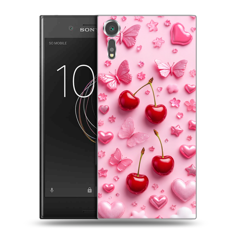 Пластиковый чехол на Sony Xperia XZs с принтом для девочек Пластиковый чехол на Sony Xperia XZs с принтом для девочек