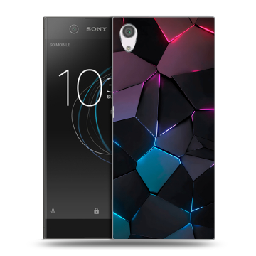 Силиконовый чехол на Sony Xperia XA1 с принтом Геометрия неона Силиконовый чехол на Sony Xperia XA1 с принтом Геометрия неона