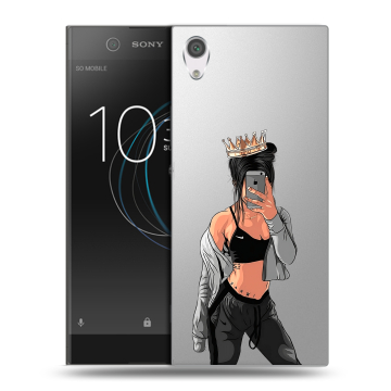 Силиконовый чехол на Sony Xperia XA1 с принтом Женские принты