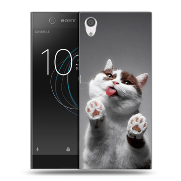 Силиконовый чехол на Sony Xperia XA1 с принтом Коты Силиконовый чехол на Sony Xperia XA1 с принтом Коты