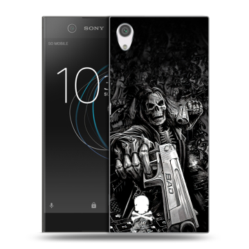 Силиконовый чехол на Sony Xperia XA1 с принтом Скелет Силиконовый чехол на Sony Xperia XA1 с принтом Скелет