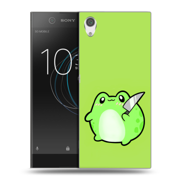 Силиконовый чехол на Sony Xperia XA1 с принтом Лягушенок