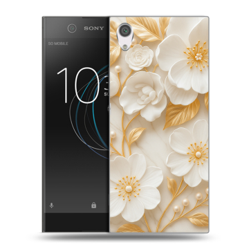 Силиконовый чехол на Sony Xperia XA1 с принтом Цветы