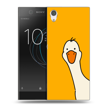Силиконовый чехол на Sony Xperia XA1 с принтом Утка