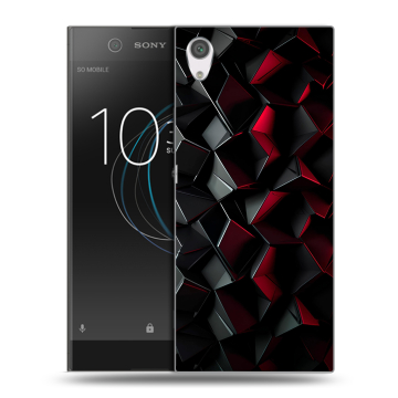 Силиконовый чехол на Sony Xperia XA1 с принтом Абстракция