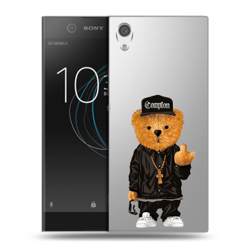 Силиконовый чехол на Sony Xperia XA1 с принтом Мишка