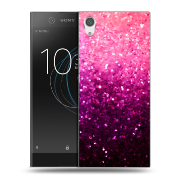 Силиконовый чехол на Sony Xperia XA1 с принтом Блестки