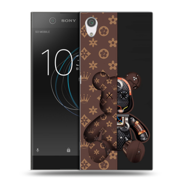 Силиконовый чехол на Sony Xperia XA1 с принтом Луи робот