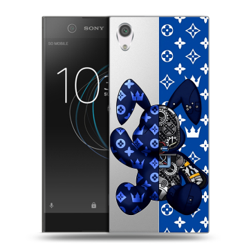 Силиконовый чехол на Sony Xperia XA1 с принтом Луи робот