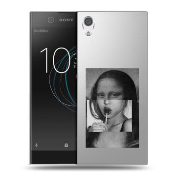 Силиконовый чехол на Sony Xperia XA1 с принтом Мона Лиза