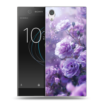 Силиконовый чехол на Sony Xperia XA1 с принтом Розы цветы