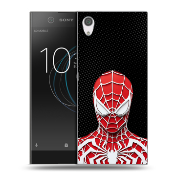 Силиконовый чехол на Sony Xperia XA1 с принтом человек паук spiderman