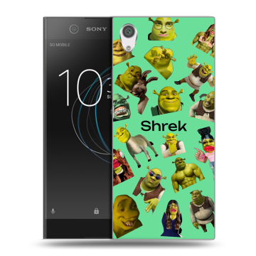 Силиконовый чехол на Sony Xperia XA1 с принтом Шрек Shrek Силиконовый чехол на Sony Xperia XA1 с принтом Шрек Shrek