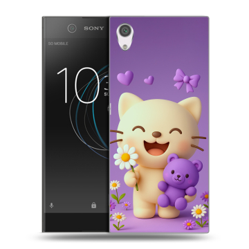 Силиконовый чехол на Sony Xperia XA1 с принтом для девочек