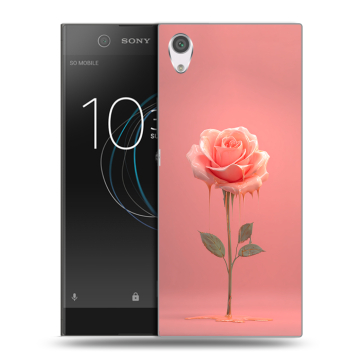 Силиконовый чехол на Sony Xperia XA1 с принтом Розовая роза Силиконовый чехол на Sony Xperia XA1 с принтом Розовая роза