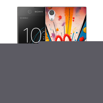 Силиконовый чехол на Sony Xperia XA1 с принтом Labubu Лабубу