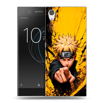 Силиконовый чехол на Sony Xperia XA1 с принтом Naruto Наруто