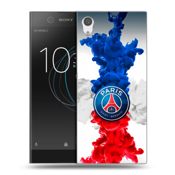 Силиконовый чехол на Sony Xperia XA1 с принтом PSG ПСЖ Силиконовый чехол на Sony Xperia XA1 с принтом PSG ПСЖ