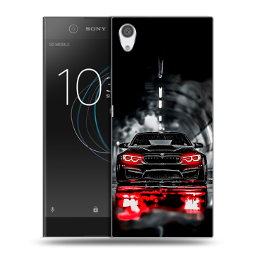 Силиконовый чехол на Sony Xperia XA1 с принтом BMW БМВ