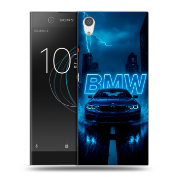 Силиконовый чехол на Sony Xperia XA1 с принтом BMW БМВ