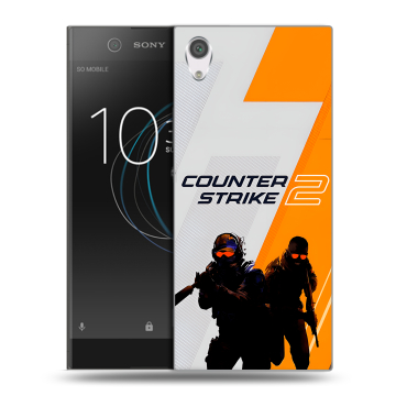 Силиконовый чехол на Sony Xperia XA1 с принтом Counter Strike