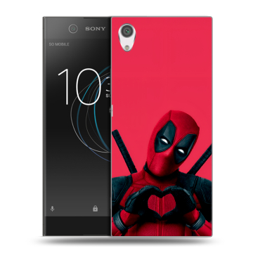 Силиконовый чехол на Sony Xperia XA1 с принтом Дедпул Deadpool