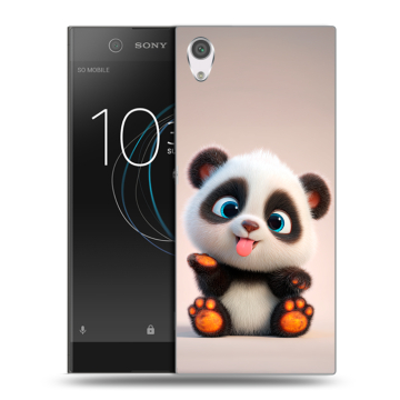 Силиконовый чехол на Sony Xperia XA1 с принтом милая панда