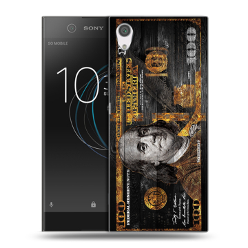 Силиконовый чехол на Sony Xperia XA1 с принтом Доллар деньги